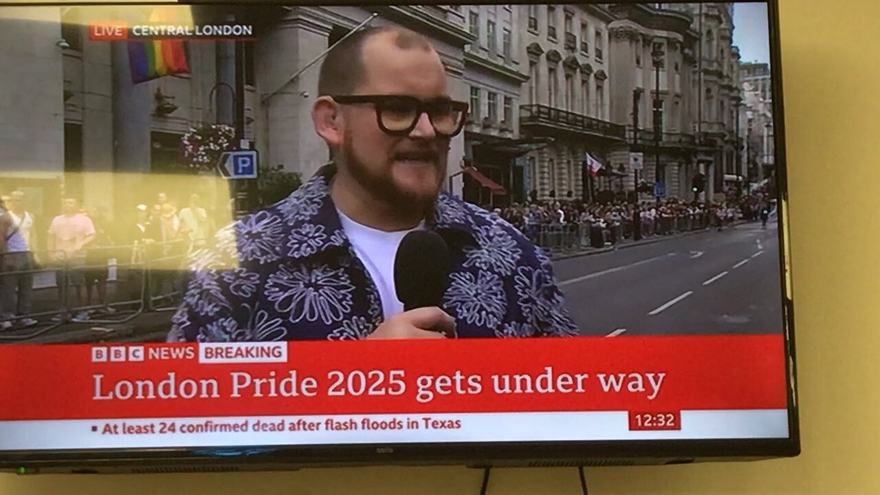 London Pride Parade on news