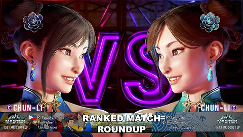 Kuya Kalbo SF6 Ranked Match Roundup. Chun Li Master Rank [Hori Fight Stick]
