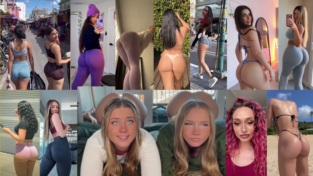 Ass compilation - Big bank tiktok challenge ❤️‍ClipchampGirls 2025