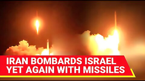 BOOM! Iranian Missiles Bombard Israel For Third Time In Six Hours; Watch Dramatic Footage