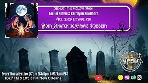 Welcome to “Beneath the Hollow Moon Podcast” where folklore burns slow and the strange never fades!