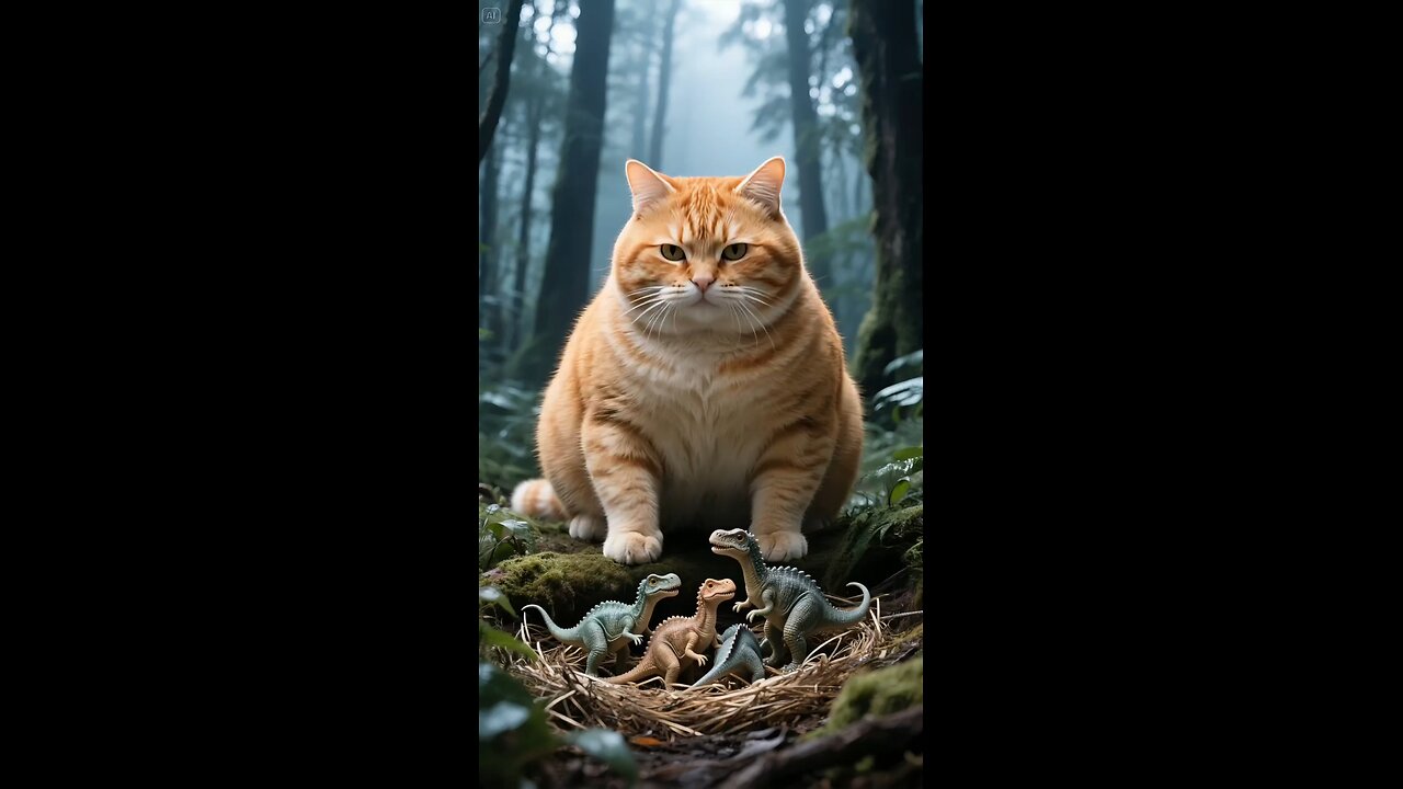 Cat Ai animation 3d viral video wait for end