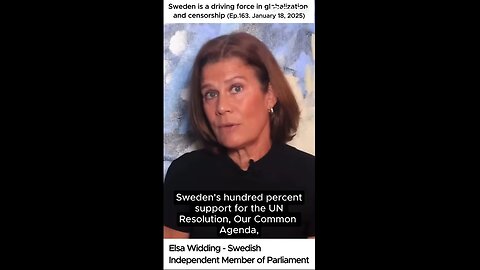 Elsa Widding - Sweden is a driving force in globalization and censorship