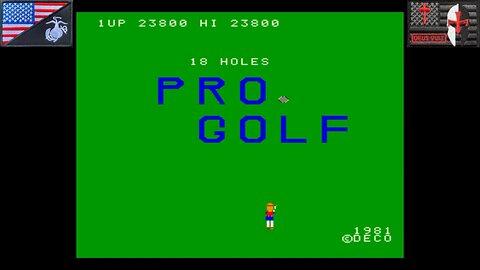 Standard Arcade Theater: "18 Holes Pro Golf" (Arcade - 1981) [NA Version]