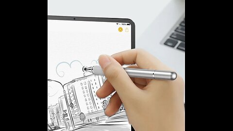 Let Your Ideas Run on Any Surface with 2-in-1 Precision Stylus Pen