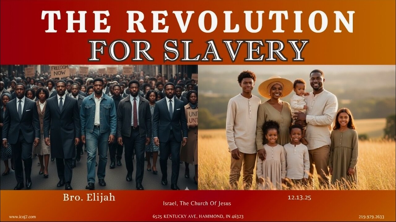 THE REVOLUTION FOR SLAVERY