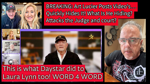 🚨 BREAKING NEWS: Art Lucier Posts Video's about S#X Civil case Quickly Hides It! What Is He Hiding?