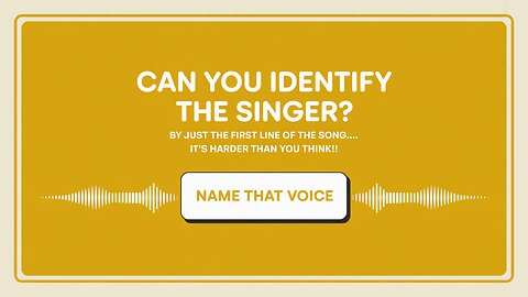Can you identify the singer?