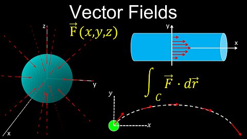 Vector Fields, Work, Flow, Circulation, Flux Line Integrals - Calculus 3