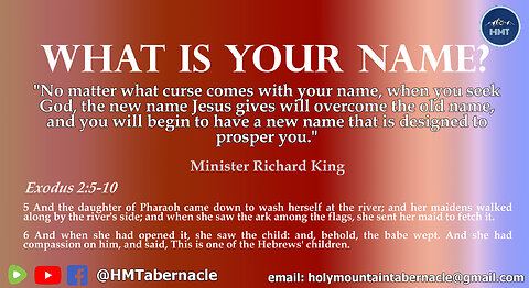 WHAT IS YOUR NAME?