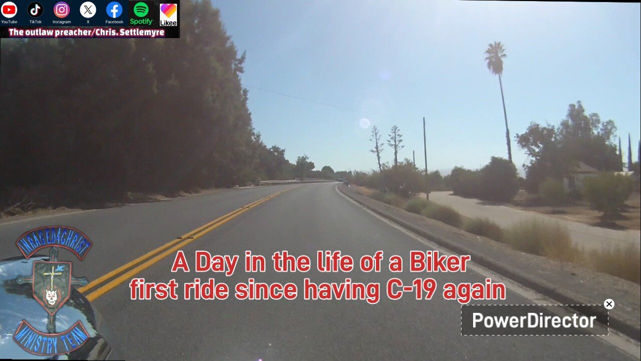 A Day in the life of a Biker first ride since having C-19 again #theoutlawpreacher