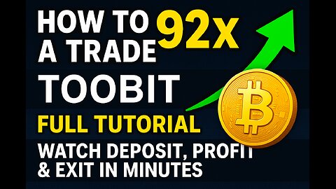 ✅ How to 92x a Trade on Toobit – Full Tutorial: Watch Deposit, Profit & Exit in Minutes!