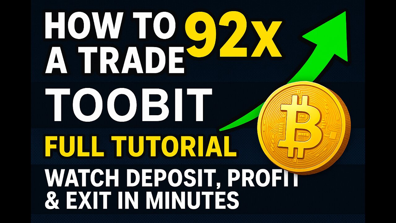 ✅ How to 92x a Trade on Toobit – Full Tutorial: Watch Deposit, Profit & Exit in Minutes!