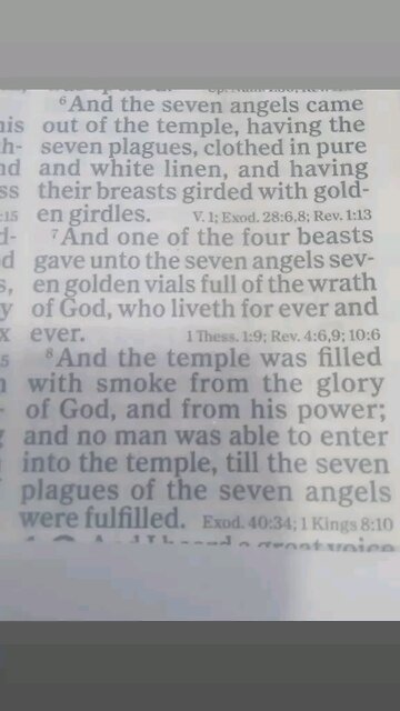 Revelation 15:6-8