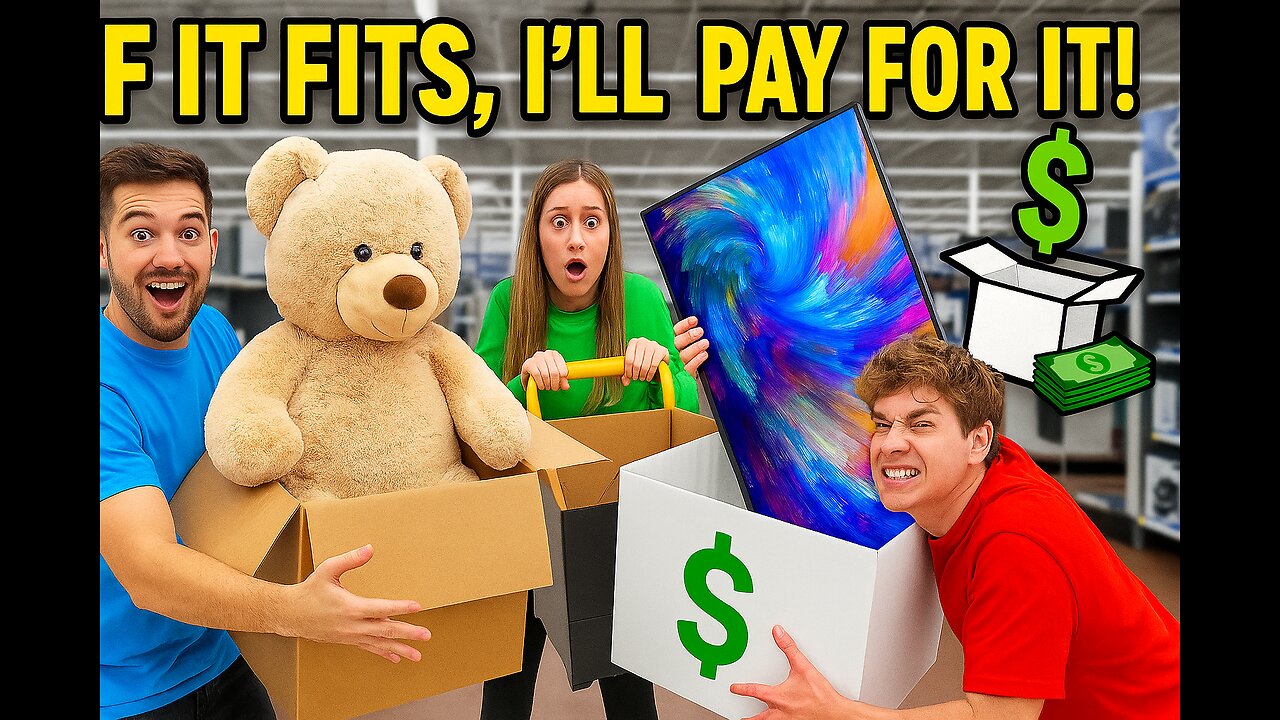 If It Fits, I’ll Pay For It! 💸 (Impossible Challenge)
