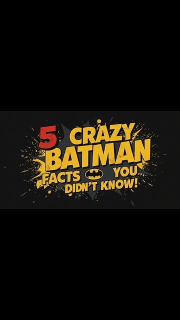 5 Crazy Batman Facts You Didn’t Know! 🦇 | No Superpowers & More!