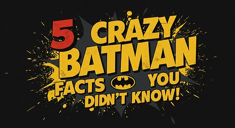 5 Crazy Batman Facts You Didn’t Know! 🦇 | No Superpowers & More!