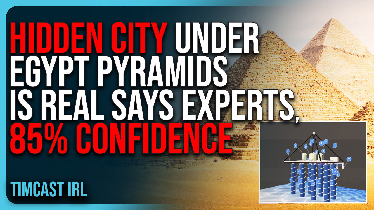 Hidden City UNDER Egypt Pyramids IS REAL Says Experts, 85% Confidence