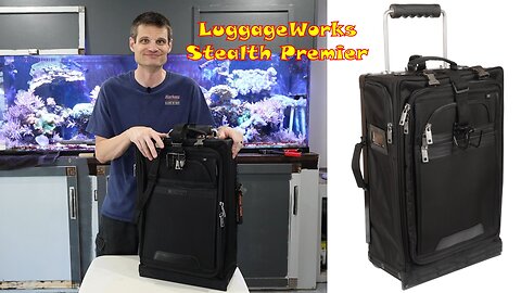 LuggageWorks Stealth Premier 22 Inch 737 Rolling Bag