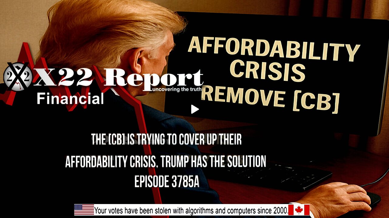 Ep 3785a - The [CB] Is Trying To Cover Up Their Affordability Crisis, Trump Has The Solution