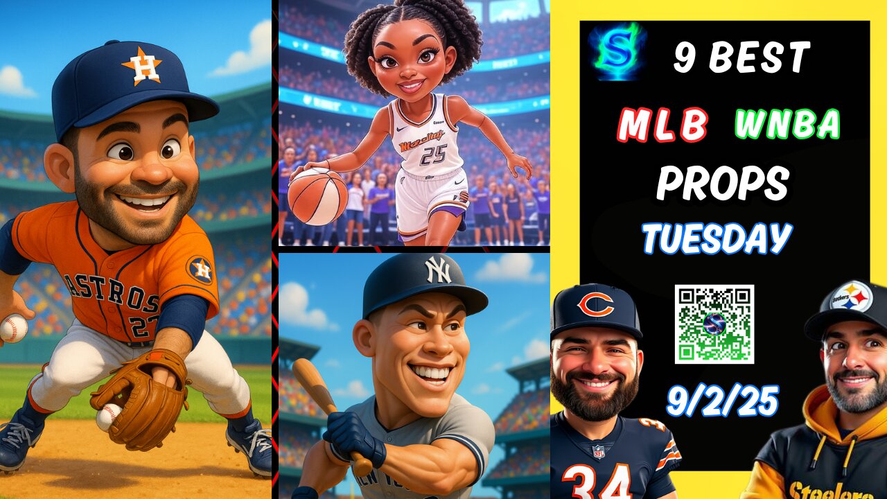 🔥9 BEST PRIZEPICKS MLB PICKS TODAY | MLB PROPS |WNBA PROPS Tuesday 9/2