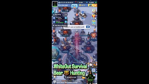 Whiteout Survival : Bear Hunting Game Challenge !