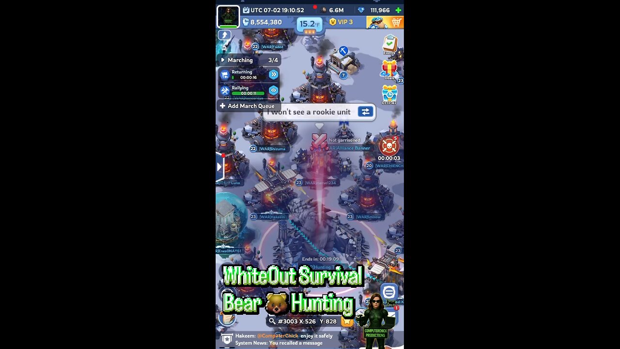 Whiteout Survival : Bear Hunting Game Challenge !