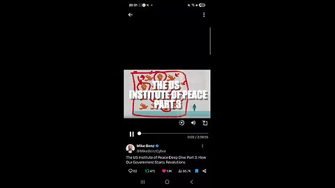 Mike Benz : visit to the Institute of Peace