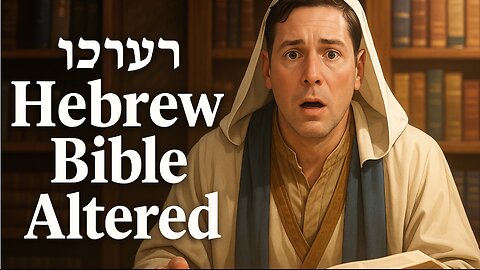Hebrew Bible Altered?