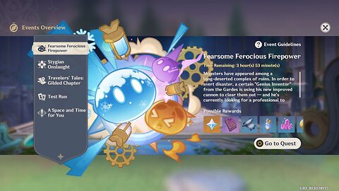 Fearsome Ferocious Firepower Event - Genshin Impact - Version 5.7