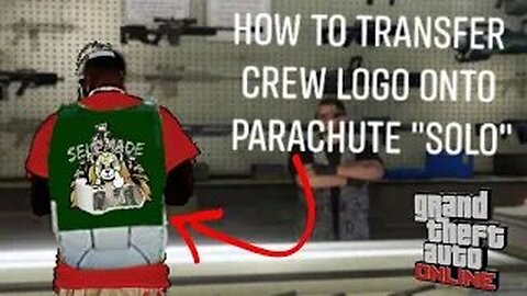 How to transfer your CREW EMBLEM onto your Parachute _GLITCH_ GTA Online