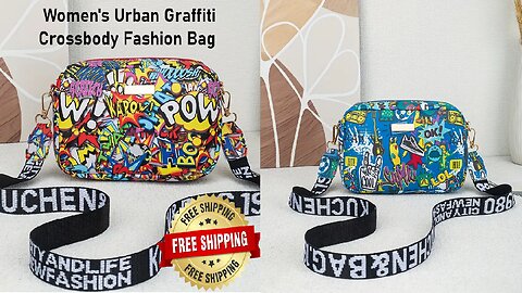 Review about this Women's Urban Graffiti Crossbody Travel Bag