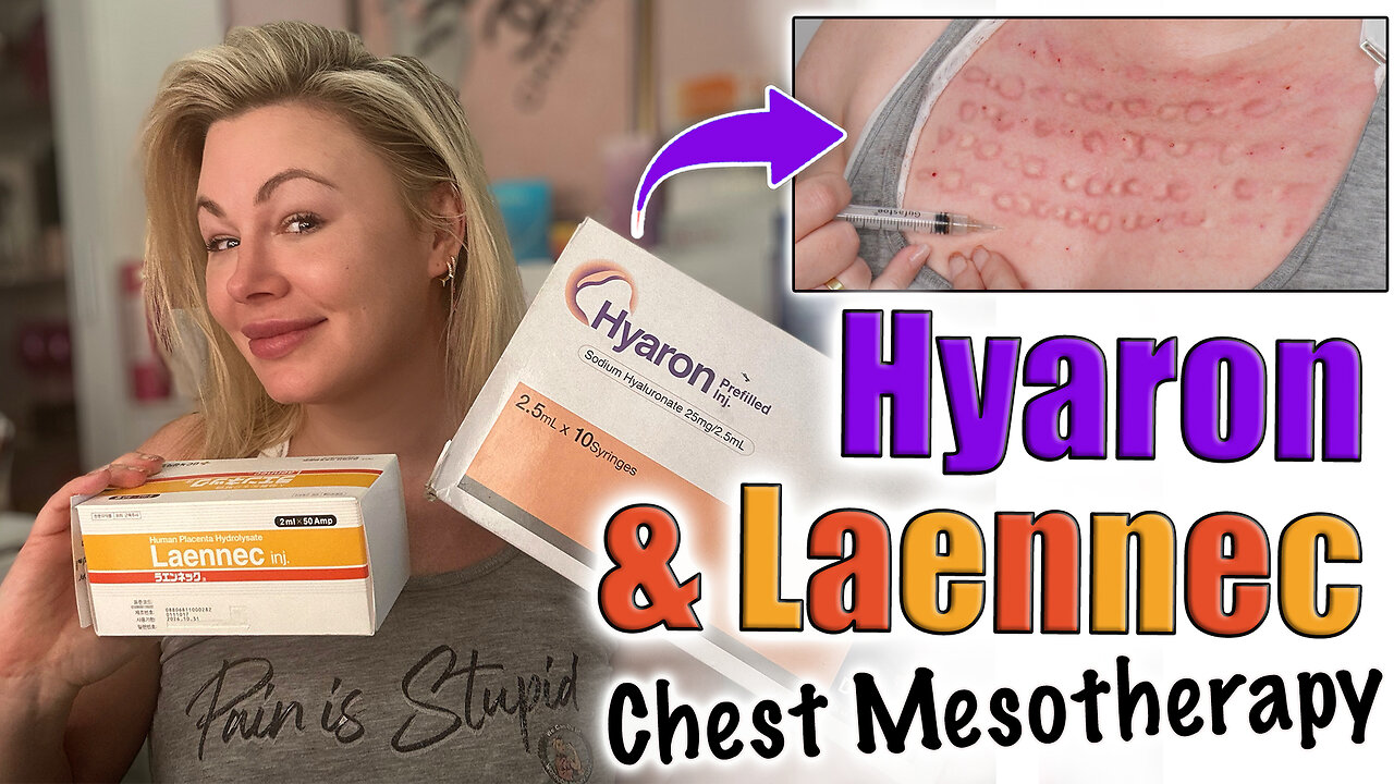 Hyaron (Hydrate) and Laennec(Heal) Chest Mesotherapy! AceCosm.com and code Jessica10 Saves