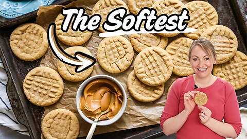 The Actual BEST Peanut Butter Cookies (Extra Soft & Chewy)