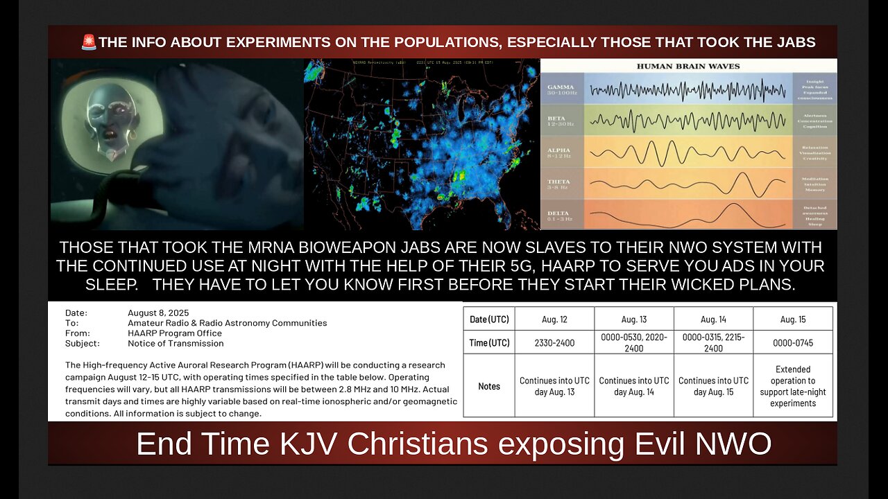 🚨THE INFO ABOUT EXPERIMENTS ON THE POPULATIONS, ESPECIALLY THOSE THAT TOOK THE JABS