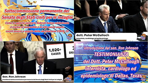 La testimonianza del dott. McCullogh sui casi di miocardite da vaccino