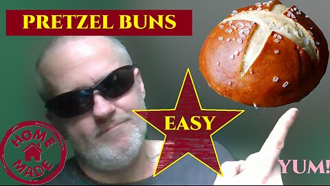 EASY Pretzel Buns for Burgers Recipe DELICIOUS