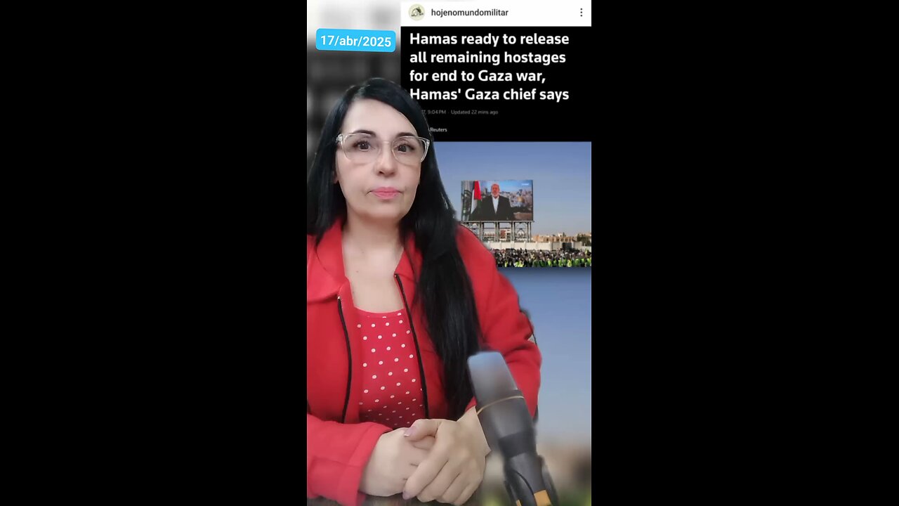 Hamas Ani via fim da guerra