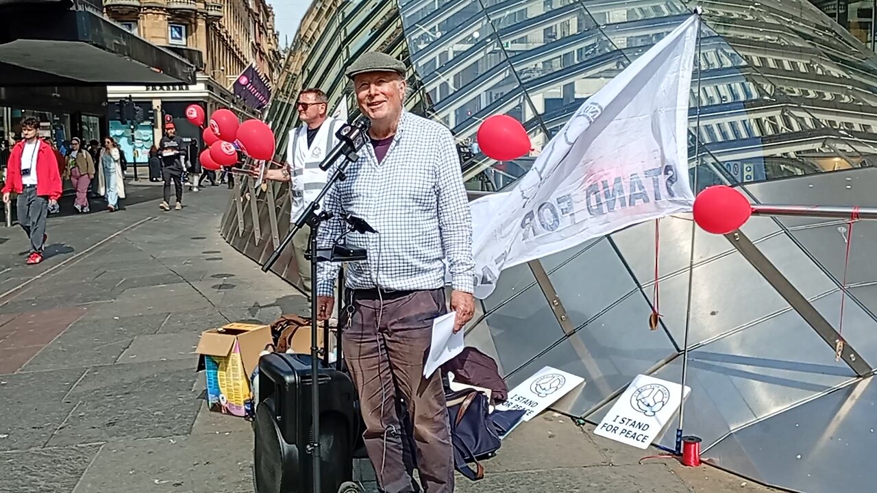 Colin Buchanan, Stand for peace, Glasgow