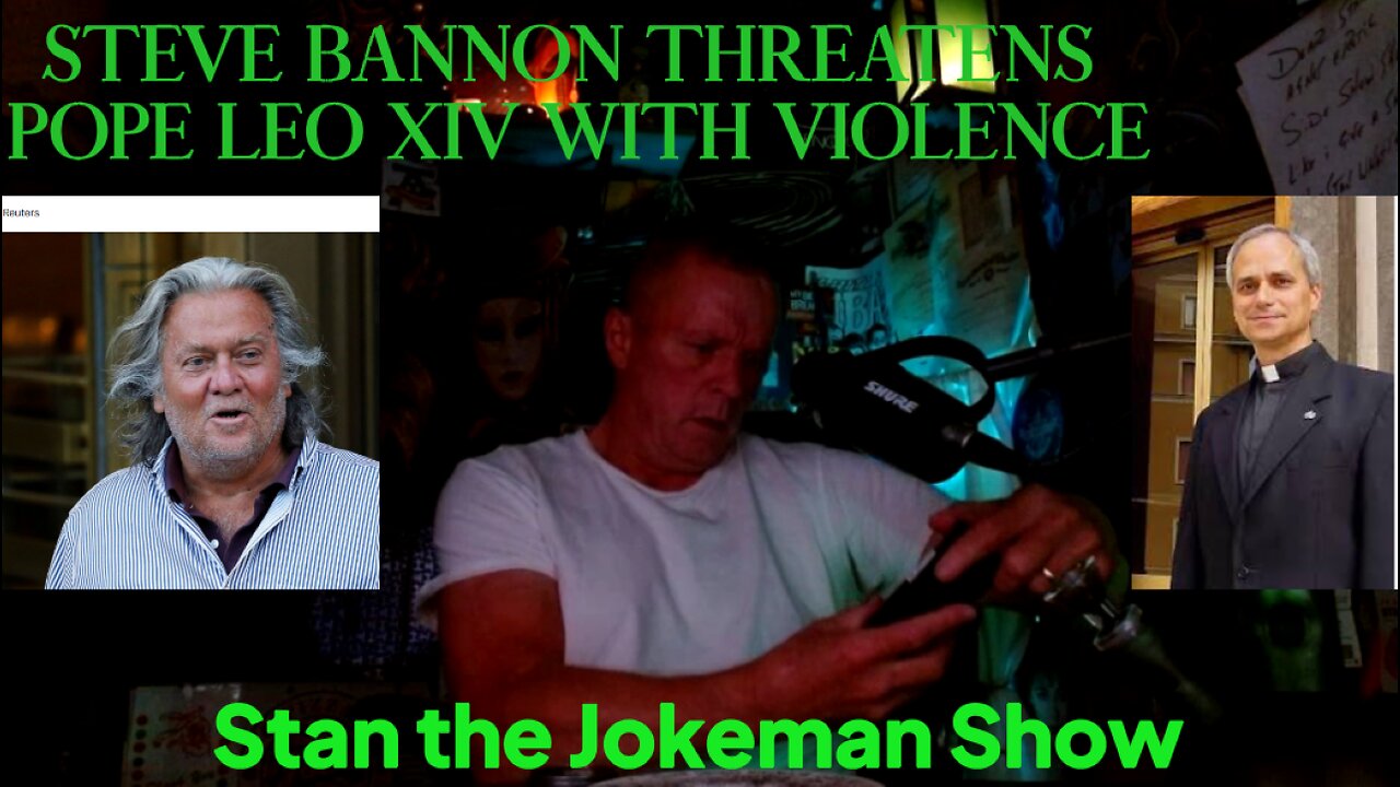 Steve Bannon Promotes Violence Against the Pope and the Vatican! BREAKING NEWS