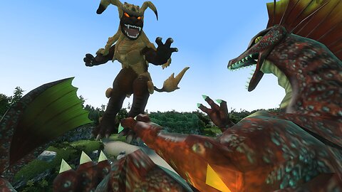 King Caesar VS Titanosaurus (SFM)