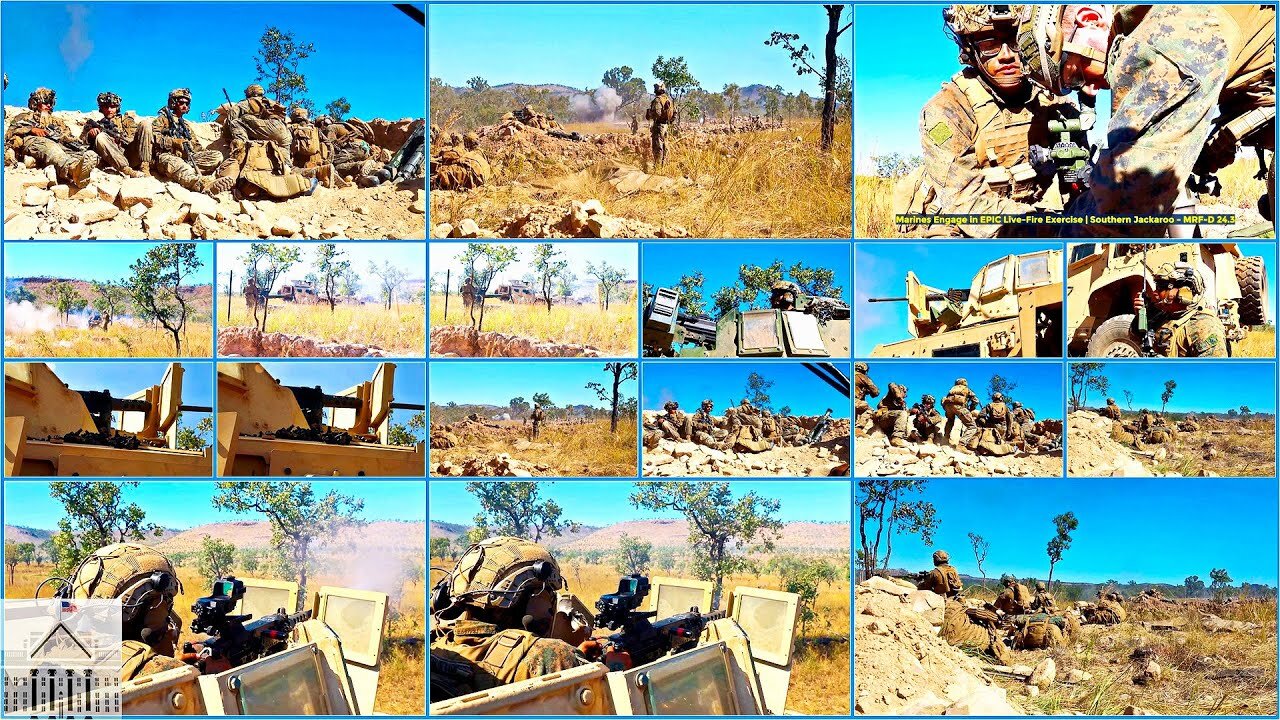 Marines in Live-Fire Defense Exercise: Southern Jackaroo (MRF-D 24.3)