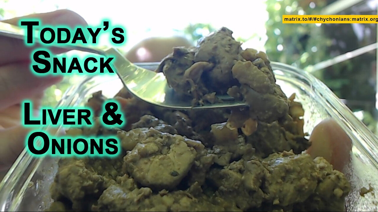 Today’s Snack: Liver and Onions (With Recipe and Directions)