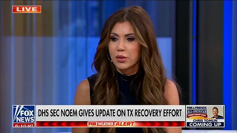 DHS Secretary Kristi Noem on FEMA’s role with states during disaster recovery: