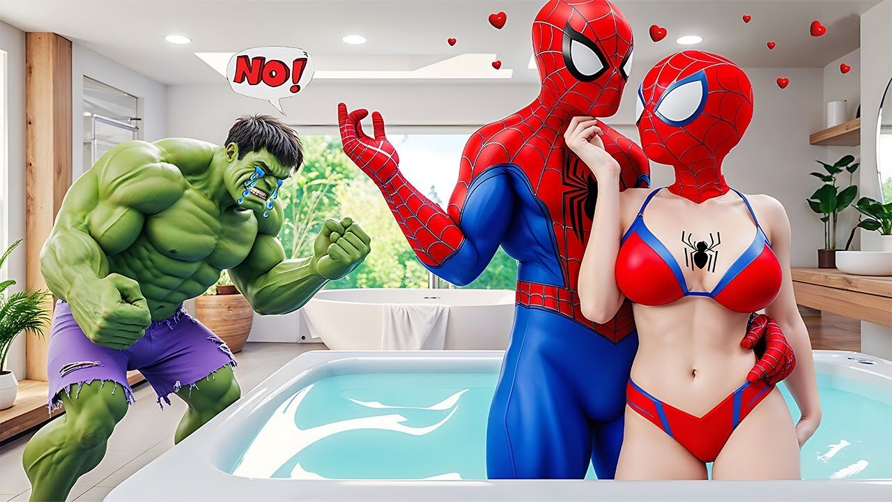 Hulk x Spider Man Who Rich Most in Granny House | Funny Horror Animation