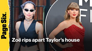 How Zoë Kravitz destroyed pal Taylor Swift's bathroom during LA wildfires