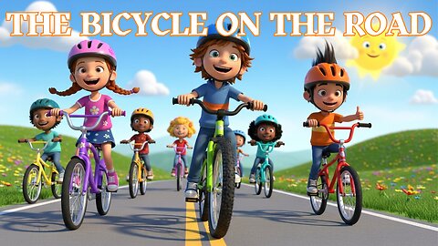 The Bicycle on the Road - Kids Song & Sing-Along