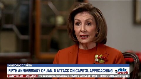 Pelosi Still Claims Trump Incited J6 Insurrection, Lies About National Guard