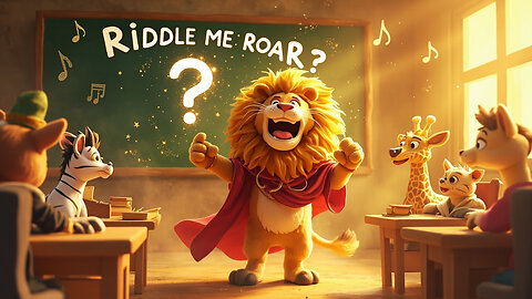 Riddle Me Roar 🦁❓ | Brain Teaser Song for Smart Kids
