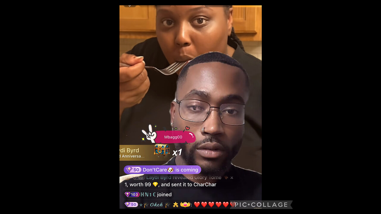 PART. 2. CHARLI PLAYS AUDIO OF CARLOS TRYING TO GET BACK W/ HIS EX HE SCAMMED WHILE DATING SUEWOO! BIGO LIVE